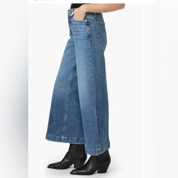 Paige Women’s Harper Ankle Jeans sz 32 Wide Leg - Picture 2 of 8